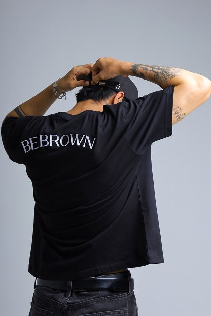 Oversized BeBrown OG Black T-Shirt | Unisex